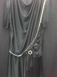 Adult Female Costumes to Hire - Black & Gold dress - Gatsby- Long